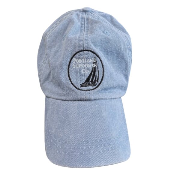 Portland Schooner Co. Embroidered Baseball Cap MAINE Sailing Sail Boat Dad Hat